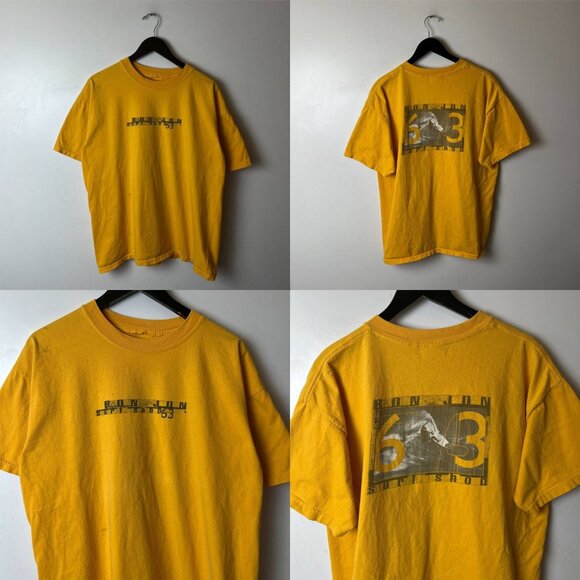 Vintage Ron Jon Surf Shop 63 T Shirt Adult Yellow Extra Large XL Graphic Tee - Picture 11 of 16